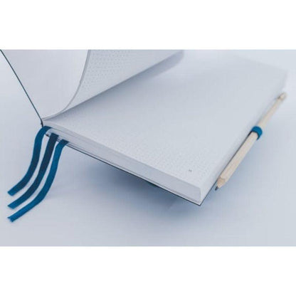 Nez Living Vegan Bio-leather Notebook Lilly | Large | Ruby