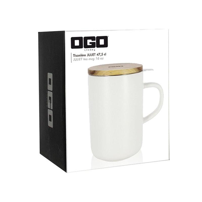 OGO Living | Juliet Wit | Kruidenthee Mok en Deksel