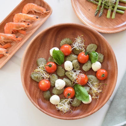 Saladebord Khaya-hout