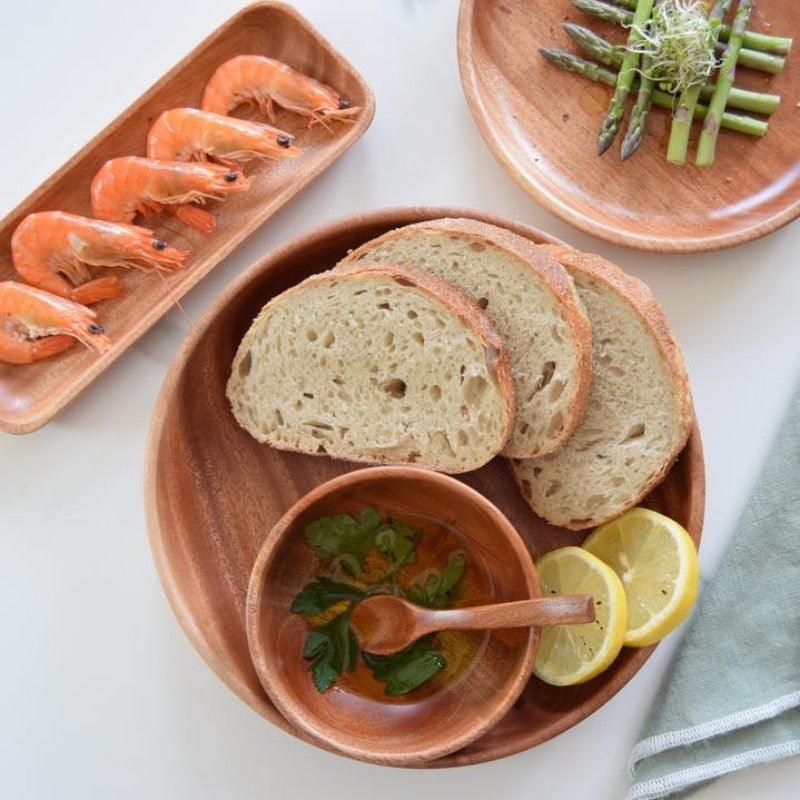 Saladebord Khaya-hout