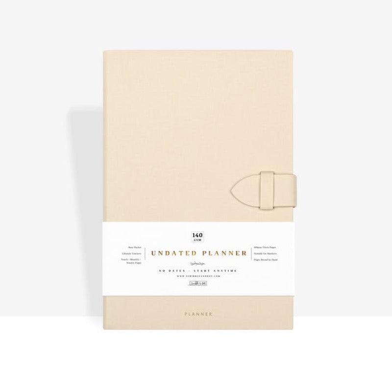 Scribble & Dot Ongedateerde Wekelijkse & Maandplanner | Beige
