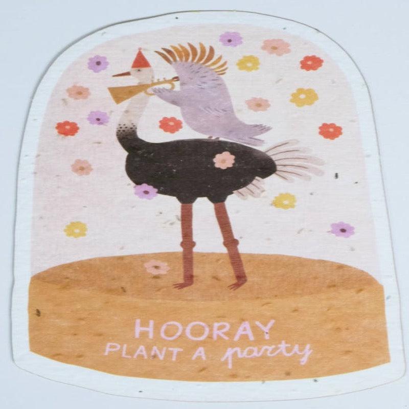 Send & Grow Kaart | Hooray Plant a Party
