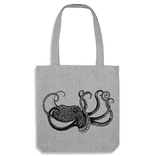 Stevige jute boodschappentas Octopus