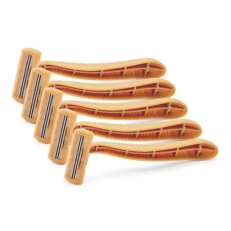 Bamboovement Scheermesjes - Biocomposiet - 5 stuks